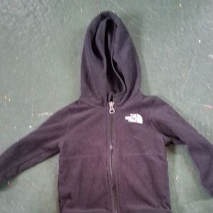 The North Face Kids Black Zip-Up Hoodie Size 6-12 Months